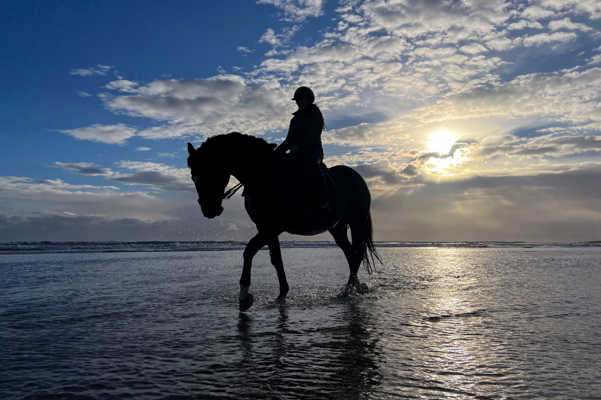 Horseback riding through the trail network at Hacienda Pinilla, Guanacaste